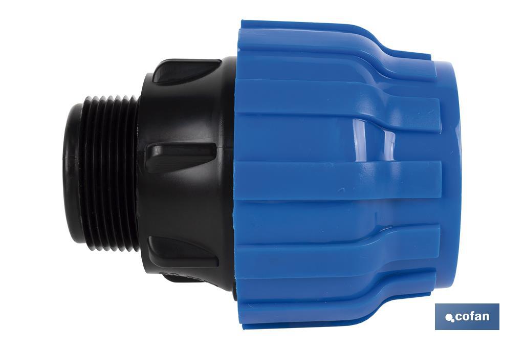 ENLACE ROSCA MACHO PP PN16 20 X 1/2