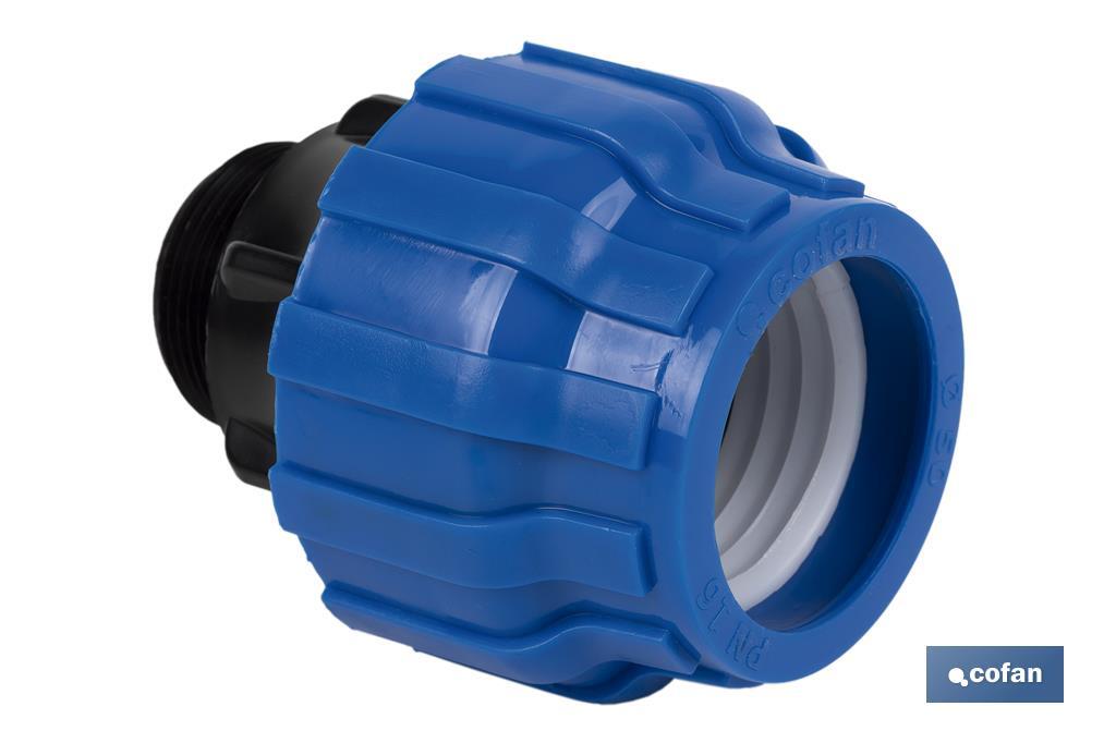 ENLACE ROSCA MACHO PP PN16 20 X 1/2