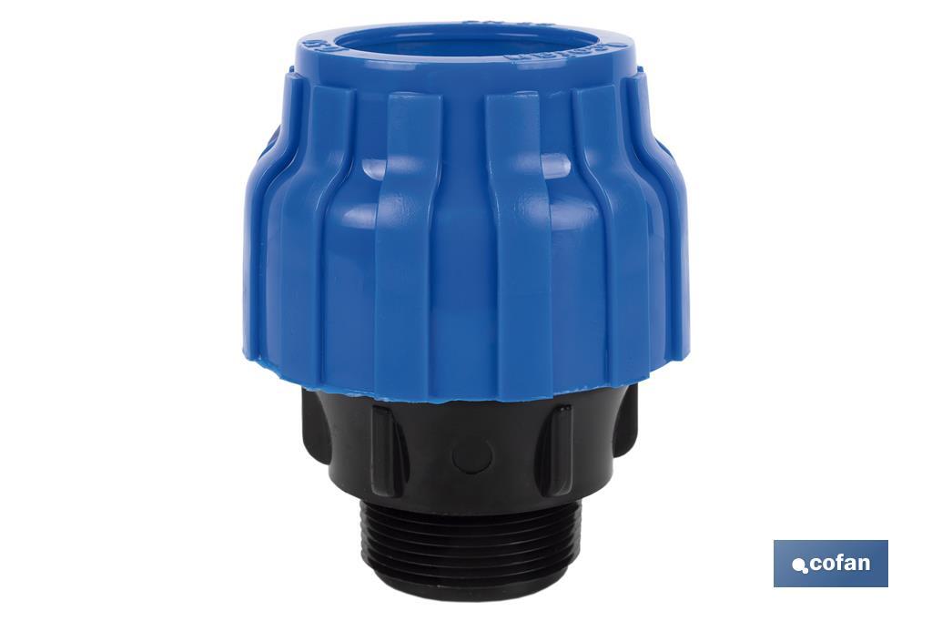 ENLACE ROSCA MACHO PP PN16 20 X 1/2