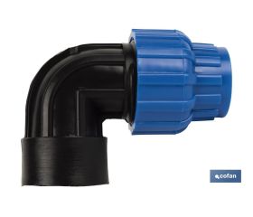 CODO 90° ROSCA HEMBRA PP PN16 50 X 2