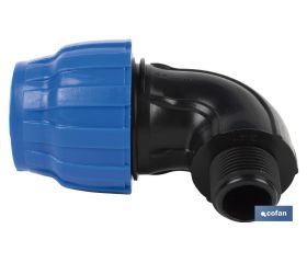 CODO 90° ROSCA MACHO PP PN16 32 X 3/4