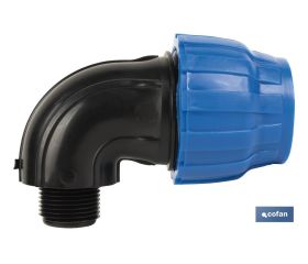 CODO 90° ROSCA MACHO PP PN16 32 X 3/4