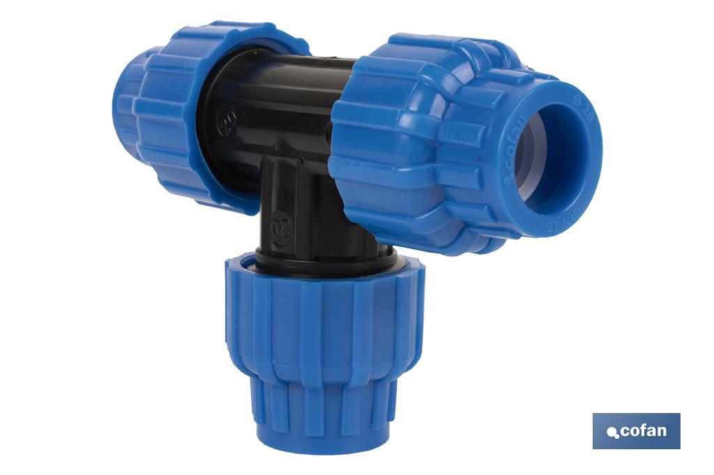 TE 90° PP PN16 20 X 20 X 20