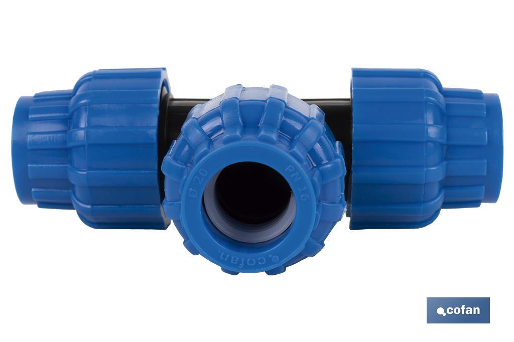 TE 90° PP PN16 20 X 20 X 20