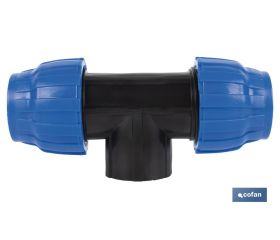 TE 90° ROSCA HEMBRA PP PN16 20 X 1/2 X 20