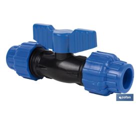 VÁLVULA DE BOLA PP PN16 75 X 75