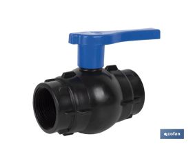 VÁLVULA DE BOLA ROSCA H-H PP PN16 1 X 1 VENTA UNITARIA