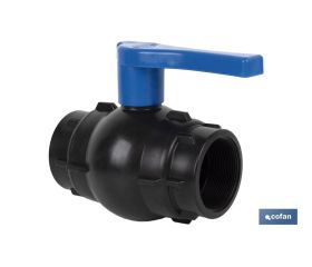 VÁLVULA DE BOLA ROSCA H-H PP PN16 1 X 1 VENTA UNITARIA