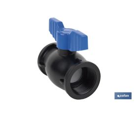 VÁLVULA DE BOLA ROSCA H-H PP PN16 1 1/4 X 1 1/4 VENTA UNITARIA