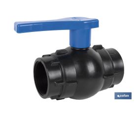 VÁLVULA DE BOLA ROSCA H-H PP PN16 1 X 1 VENTA UNITARIA