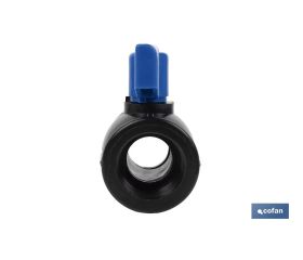 VÁLVULA DE BOLA ROSCA H-H PP PN16 1 1/2 X 1 1/2