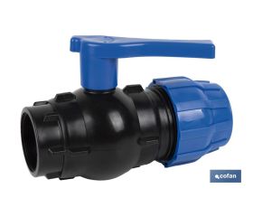 Enlace Válvula de Bola | Rosca Hembra PP PN16 | Diferentes medidas