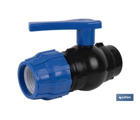 ENLACE VÁLVULA DE BOLA ROSCA HEMBRA PP PN16 20 X 1/2