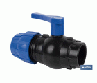 ENLACE VÁLVULA DE BOLA ROSCA HEMBRA PP PN16 20 X 1/2