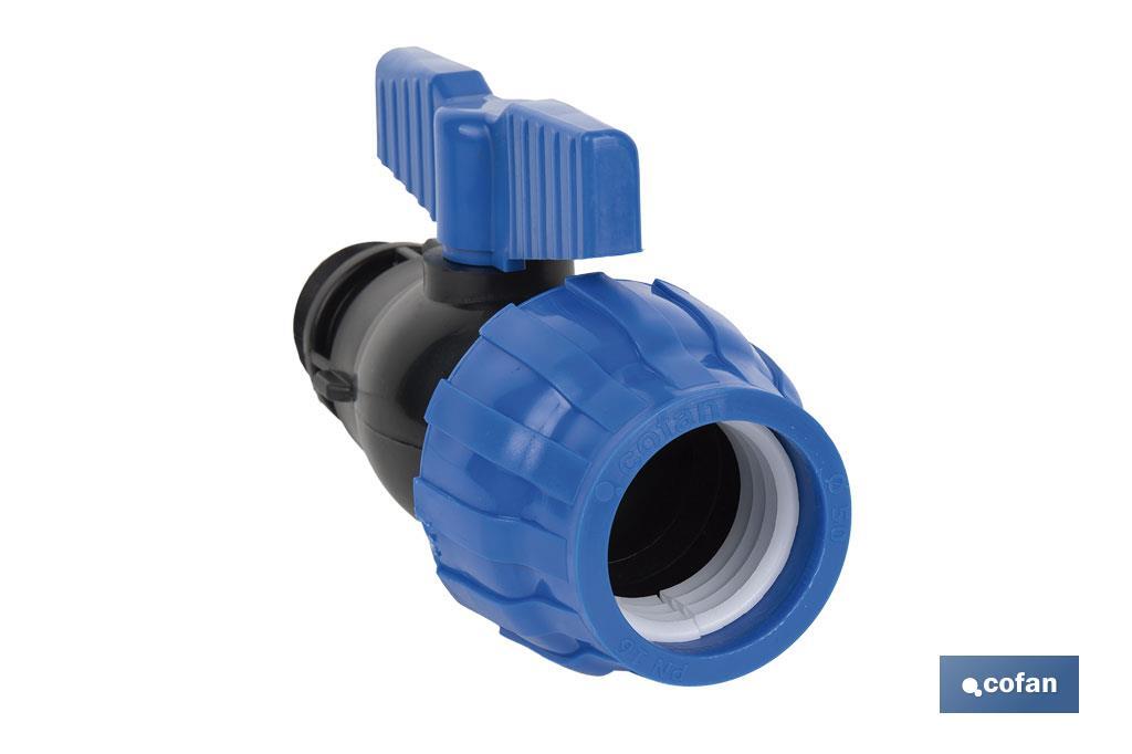 ENLACE VÁLVULA DE BOLA ROSCA MACHO PP PN16 50 X 1 1/2