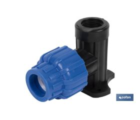 CODO 90° GRIFO ROSCA HEMBRA PP PN16 25 X 1/2