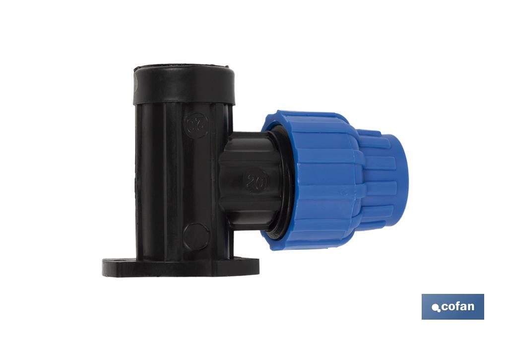 CODO 90° GRIFO ROSCA HEMBRA PP PN16 20 X 1/2