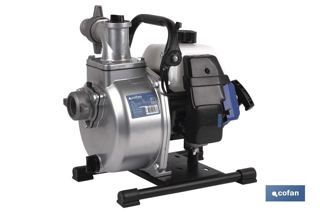 MOTOBOMBA GASOLINA 40,2 CC ENTRADA Y SALIDA 1,5 MODELO NEVADA