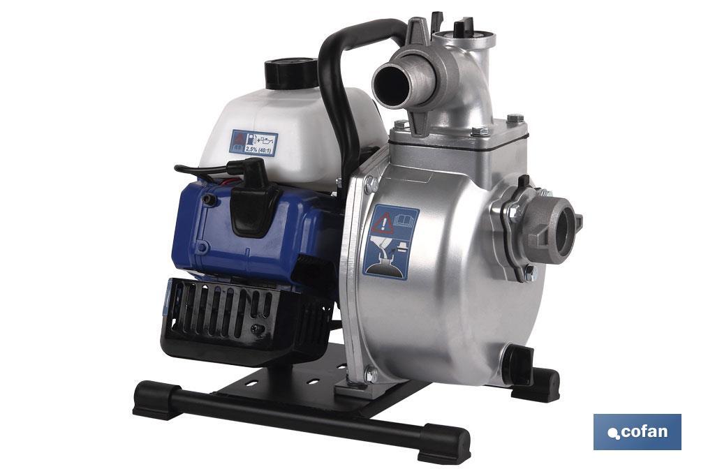 MOTOBOMBA GASOLINA 40,2 CC ENTRADA Y SALIDA 1,5 MODELO NEVADA