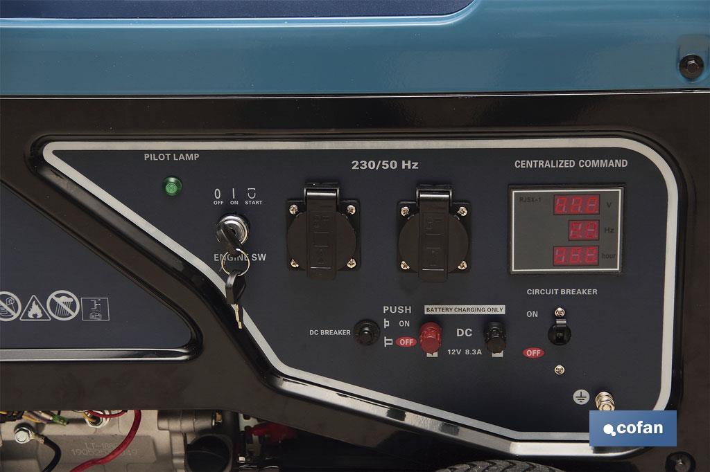 GENERADOR 389CC 5,5 KV 2 SALIDAS AC 1 DC MODELO GEORGIA