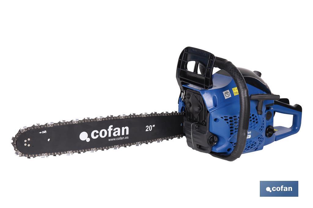 MOTOSIERRA MODELO MANITOBA 53 CC CADENA 3/8 ESPADA 20