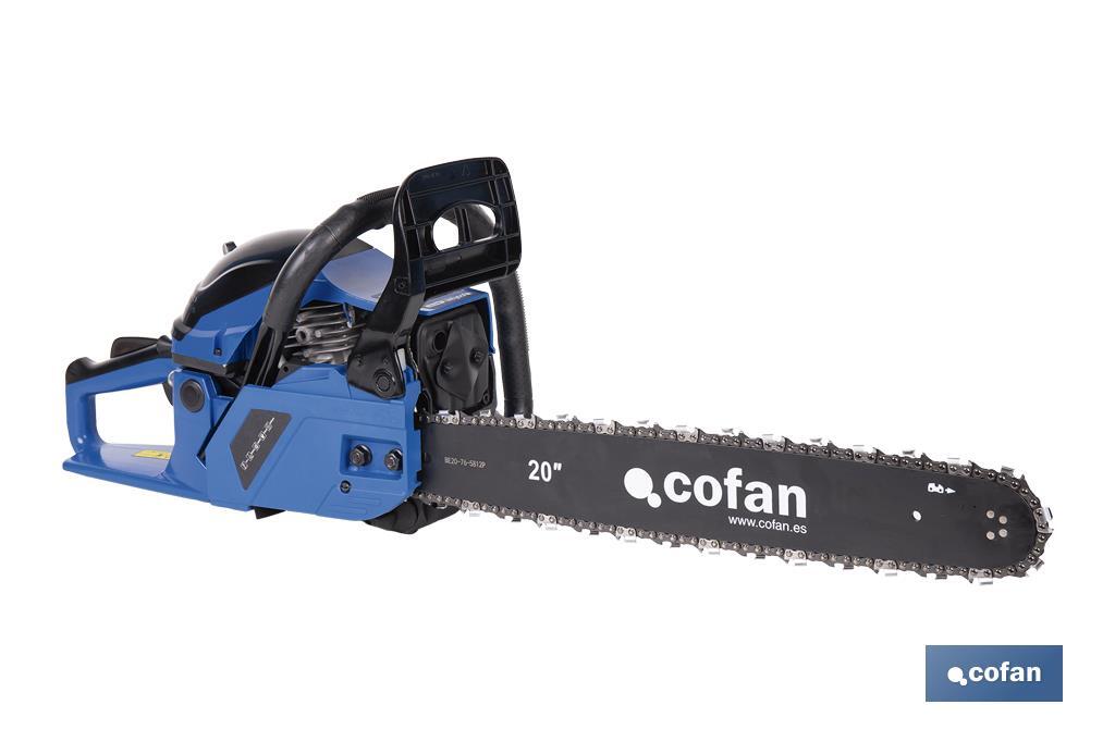 MOTOSIERRA MODELO MANITOBA 53 CC CADENA 3/8 ESPADA 20