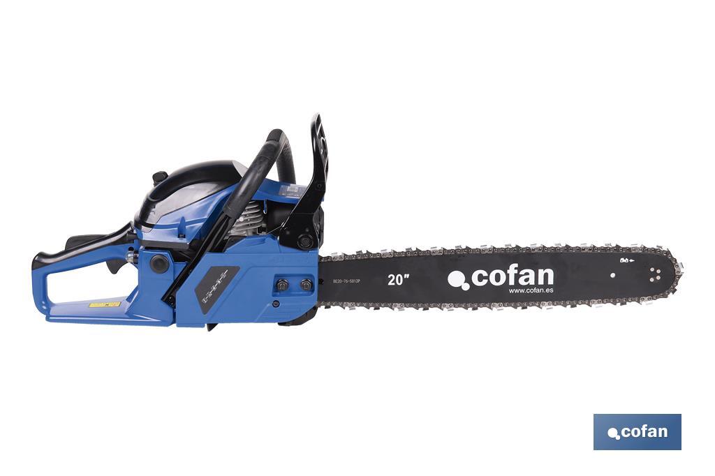 MOTOSIERRA MODELO MANITOBA 53 CC CADENA 3/8 ESPADA 20