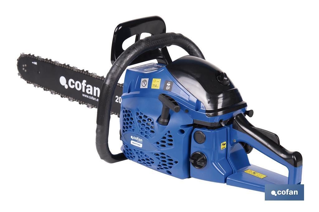 MOTOSIERRA MODELO MANITOBA 53 CC CADENA 3/8 ESPADA 20