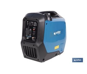 Generador inverter de gasolina de 79,7 cc | Motor de 4 tiempos OHV | Generador inverter portátil | Máxima potencia: 2 kVA