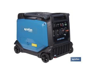 Generador inverter de gasolina de 223 cc | Motor de 4 tiempos | Generador inverter portátil | Máxima potencia: 3,8 kVA