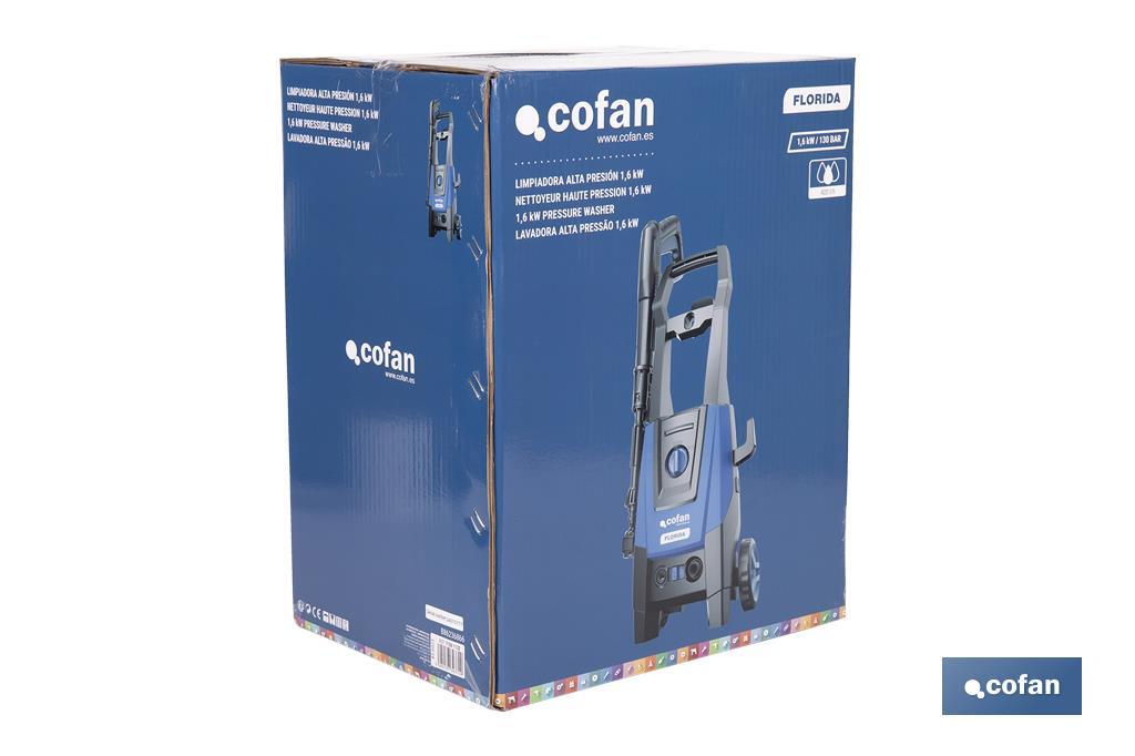 LIMPIADORA ALTA PRESIÓN MODELO FLORIDA 1,6 Kw 5 M MANGUERA