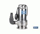 Electrobomba sumergible para aguas sucias | Potencia: 750 W | Caudal máximo: 13000l/h | 7 m de inmersión | Interruptor de flotador