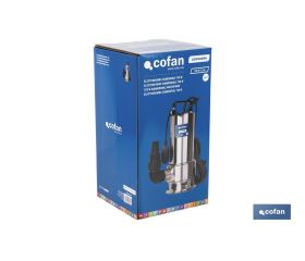 ELECTROBOMBA SUMERGIBLE MODELO LOUSIANA 750 W 10 M CABLE CAUDAL 13.000 L/H