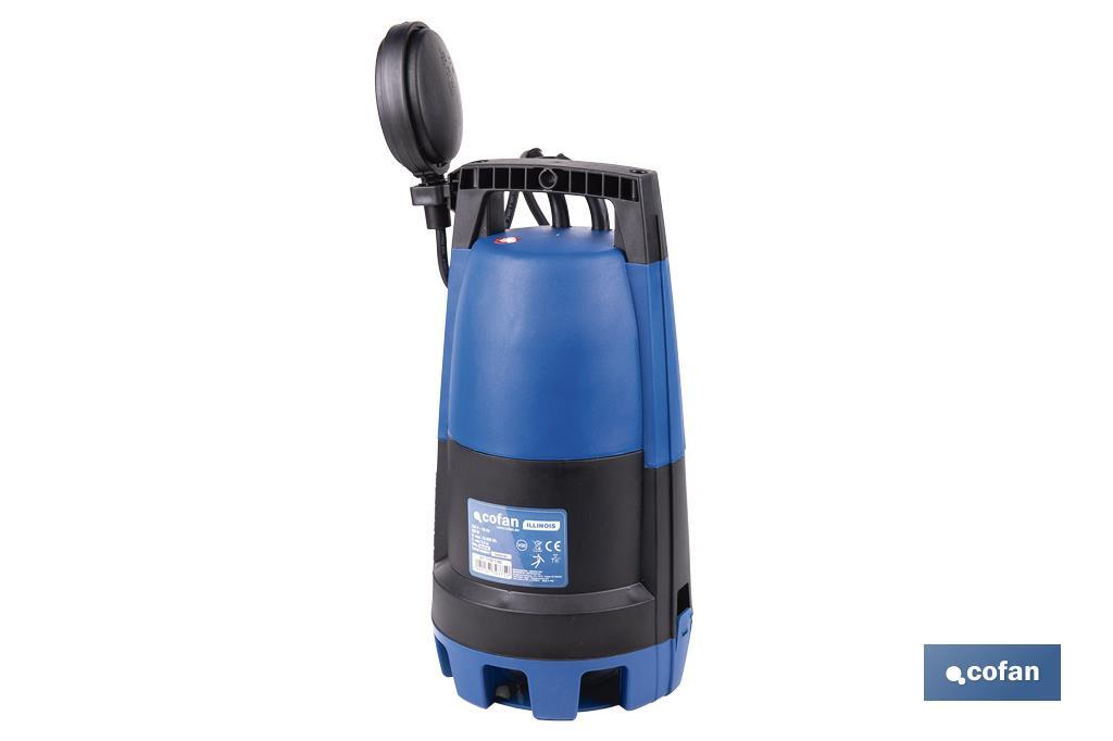 ELECTROBOMBA SUMERGIBLE MODELO ILLINOIS 900 W 10 M CABLE CAUDAL 18.000 L/H