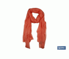 CHAL FINO, 100% CACHEMIR. MODELO NAREYA (CORAL)