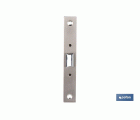 Picaporte embutir cuadrado D47 E50 Niquel (P/Madera)