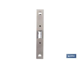 PICAPORTE DE EMBUTIR CUADRADO DE NÍQUEL D47 E50 (PUERTAS DE MADERA) VENTA UNITARIA