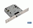 Picaporte embutir cuadrado D47 E50 Niquel (P/Madera)