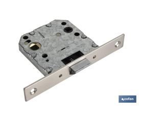 PICAPORTE DE EMBUTIR CUADRADO DE NÍQUEL D47 E50 (PUERTAS DE MADERA) VENTA UNITARIA