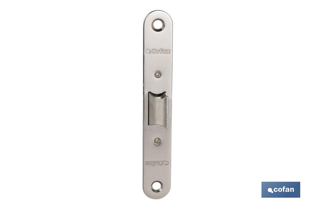 Picaporte embutir redondo D47 E50 Niquel (P/Madera)