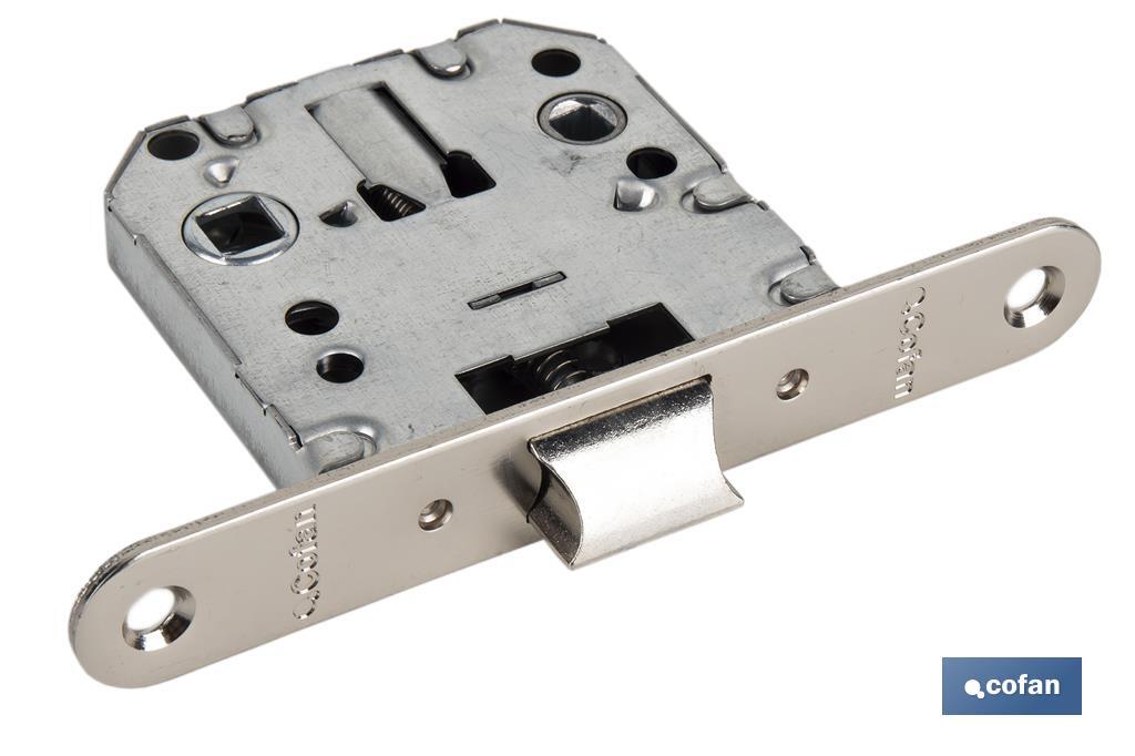 Picaporte embutir redondo D47 E50 Niquel (P/Madera)