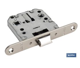 Picaporte embutir redondo D47 E50 Niquel (P/Madera)