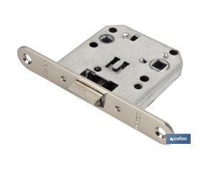 Picaporte embutir redondo D47 E50 Niquel (P/Madera)