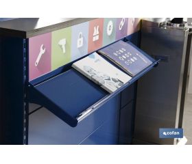 BANDEJA INCLINADA 1000X200 MM + 2 CARLETAS INCLINADAS 200 MM