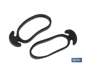 Goma de ancla N.º 5 Extra | Goma ancla de 5 cm | Tensor para tutores de plantación | Para cultivo