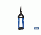 Tijeras de recolección con punta curva y longitud total de 185 mm | Especiales para jardinería