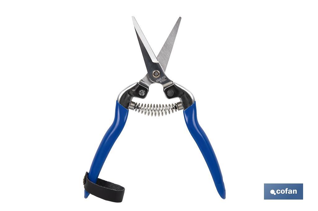 TIJERA RECOLECCION RECTA 185 MM INOX