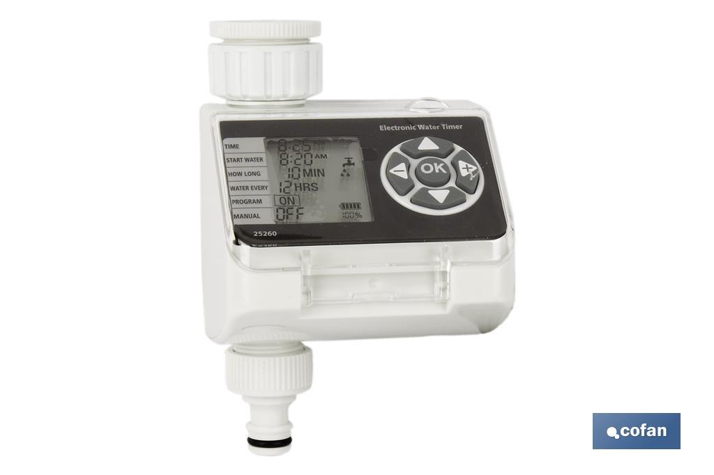 TEMPORIZADOR DE RIEGO ELECTRONICO