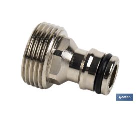 ADAPTADOR LATÓN ROSCA MACHO 3/4