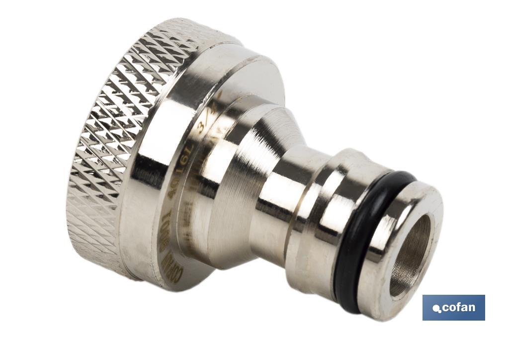 ADAPTADOR LATÓN HEMBRA 3/4